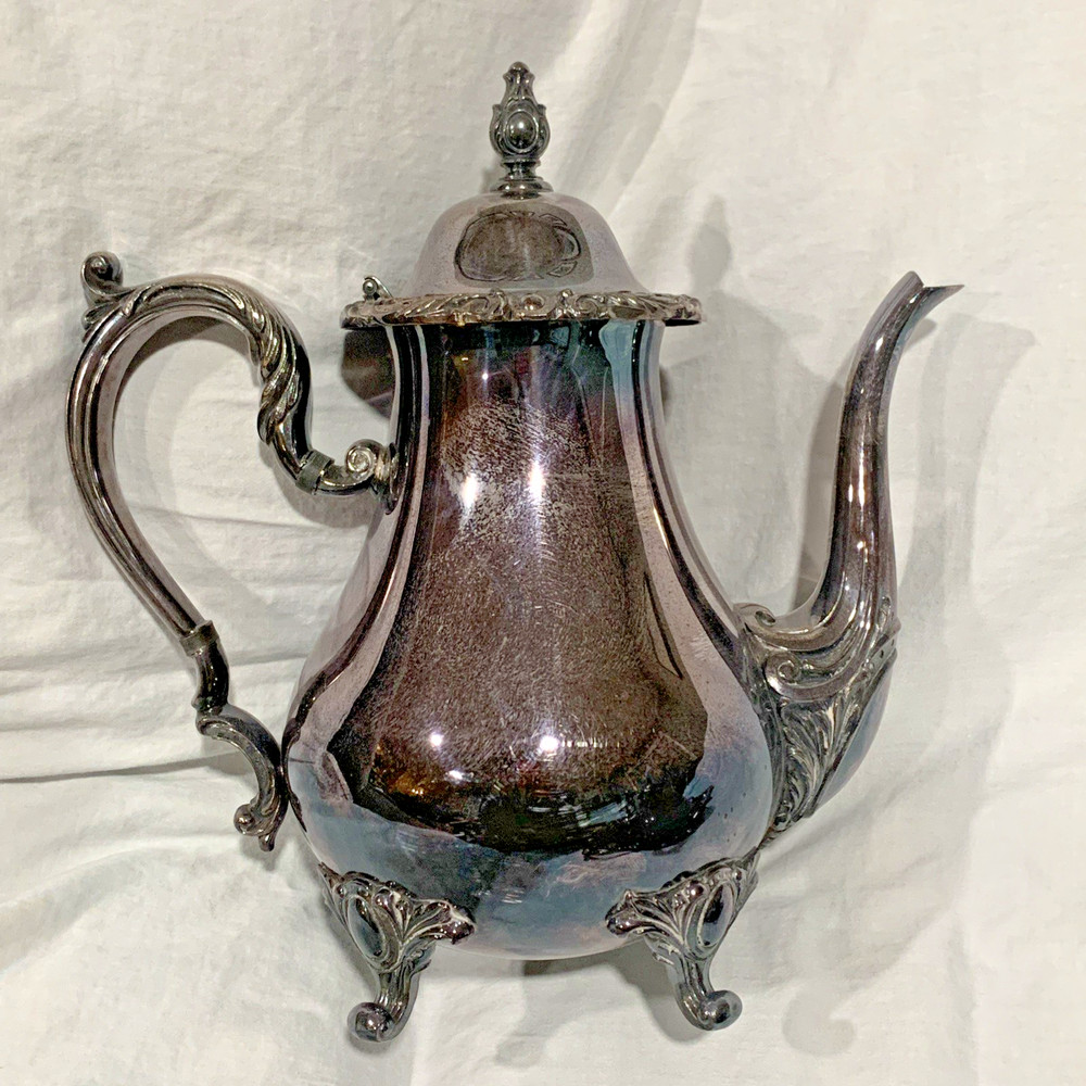 5 Piece Webster Wilcox Fine Quality Silverplate Rochelle Tea Set Silver Plate