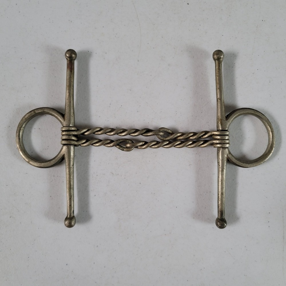 Double-Twisted Wire Snaffle Bit Horse