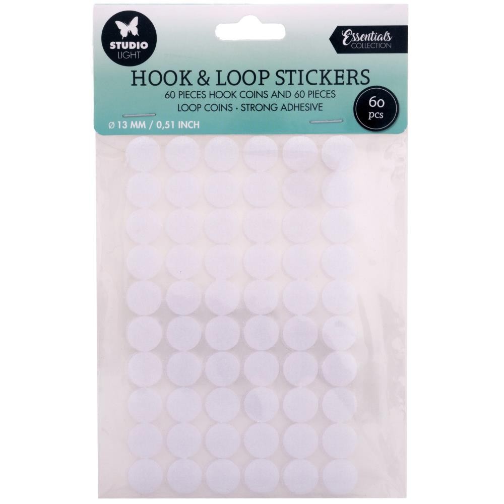 Studio Light SL-ES-HLOOP02 Hook & Loop Round Stickers 13mm