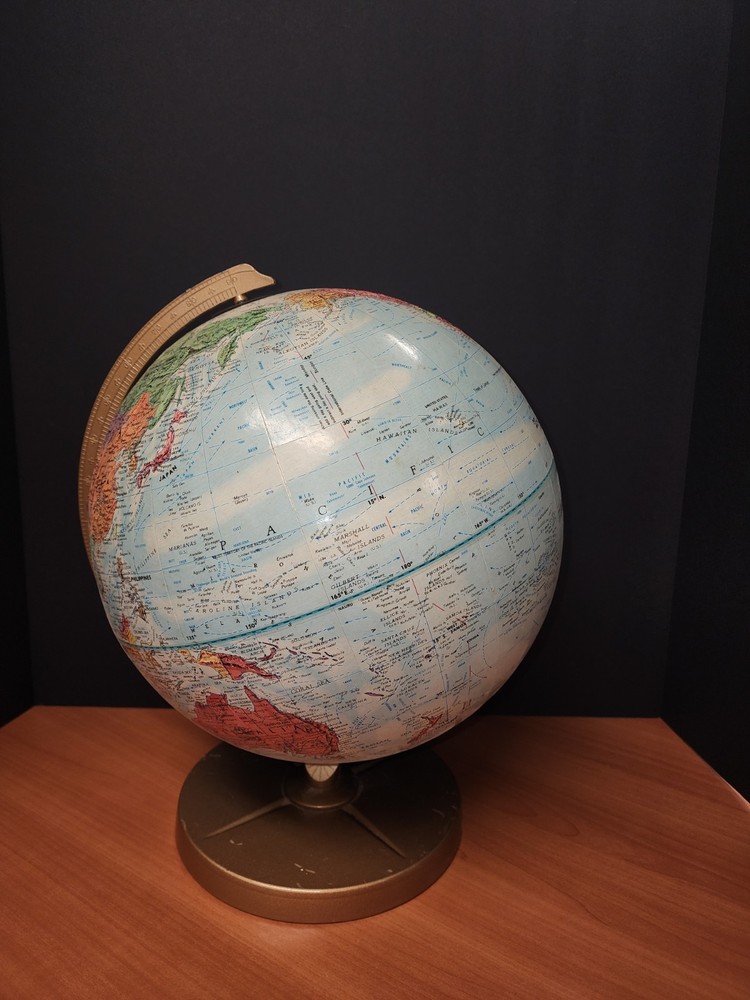Vintage Replogle World Globe. Cold War Era
