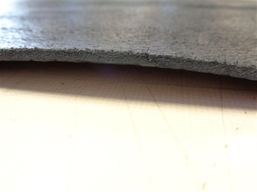 LEATHER HIDE TEXTURED BLACK 59 3/4" X 46 3/4"