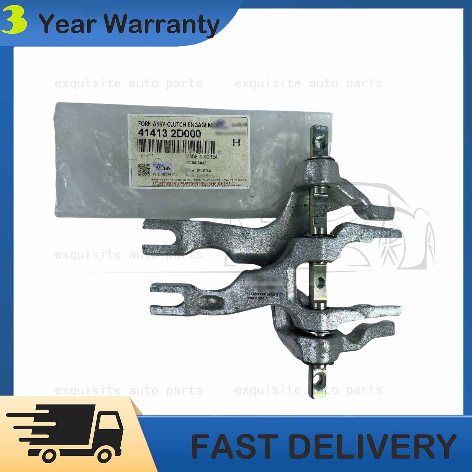 NEW GENUINE OEM Double Clutch Actuator + Bearing + Fork 3p Set for Hyundai Kia