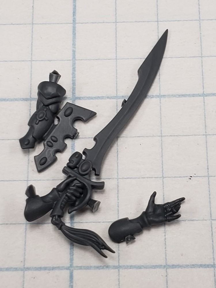 40K Aeldari Bits Corsair Voidscarred Voidreaver Felarch Power Sword Mistshield