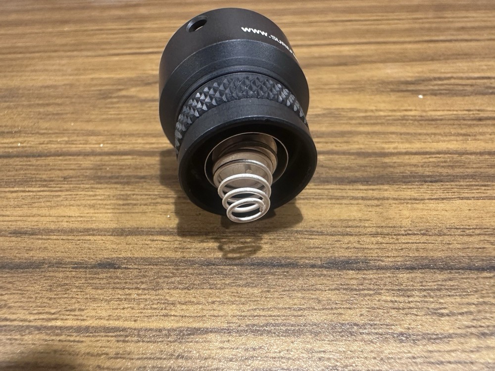 SUREFIRE REPLACEMENT REAR PUSH BUTTON TAIL CAP SCOUT LIGHT PRO SERIES BLACK