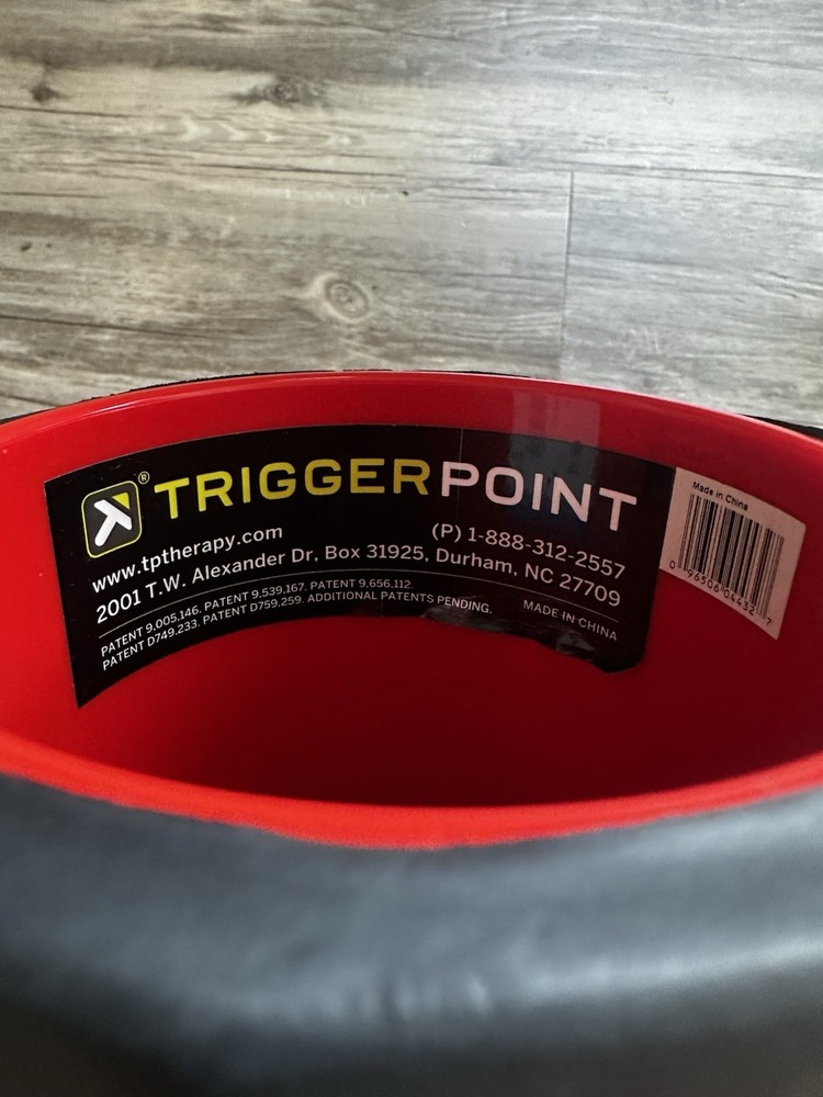 Triggerpoint Carbon Deep Tissue Foam Roller Extra Firm Compression Massage 13X5
