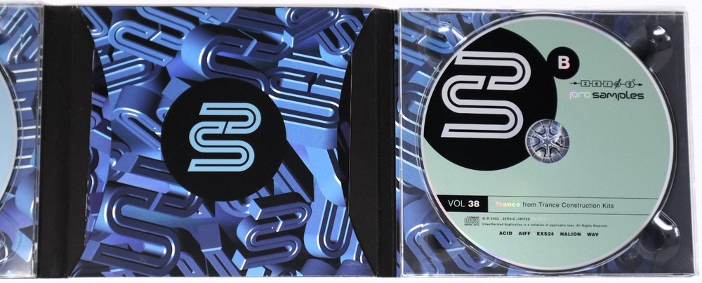 Zero-G Pro Samples 38 Trance Sample Library/Sound Library/Sampling Double CD
