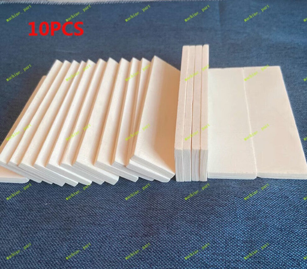 10 Pcs Buffalo Bone Flat Blank Slice Hanle Materials 100 * 30 * 5mm