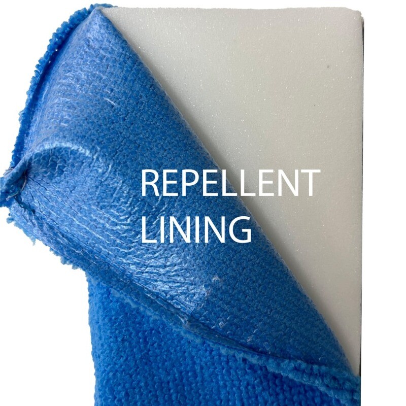 12-Pack Microfiber Ceramic Applicator Pads with Protective Repellent Lining