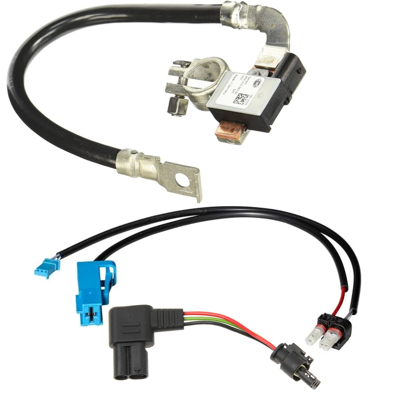 Hella OEM Battery Cable & Adapters KIT Negative with IBS for BMW E90 E91 E92 E93