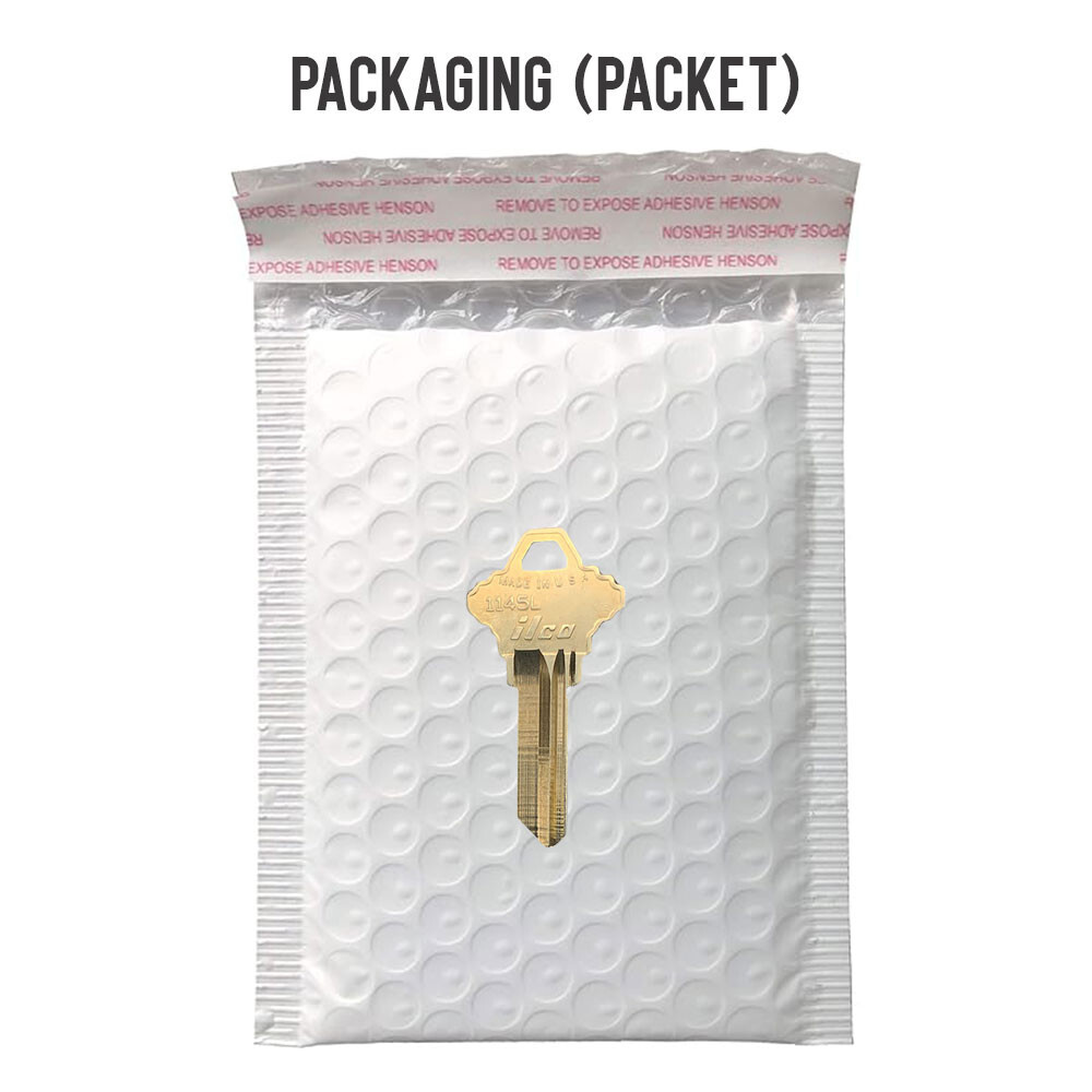 1145L Key Blank 5-PIN – BRASS