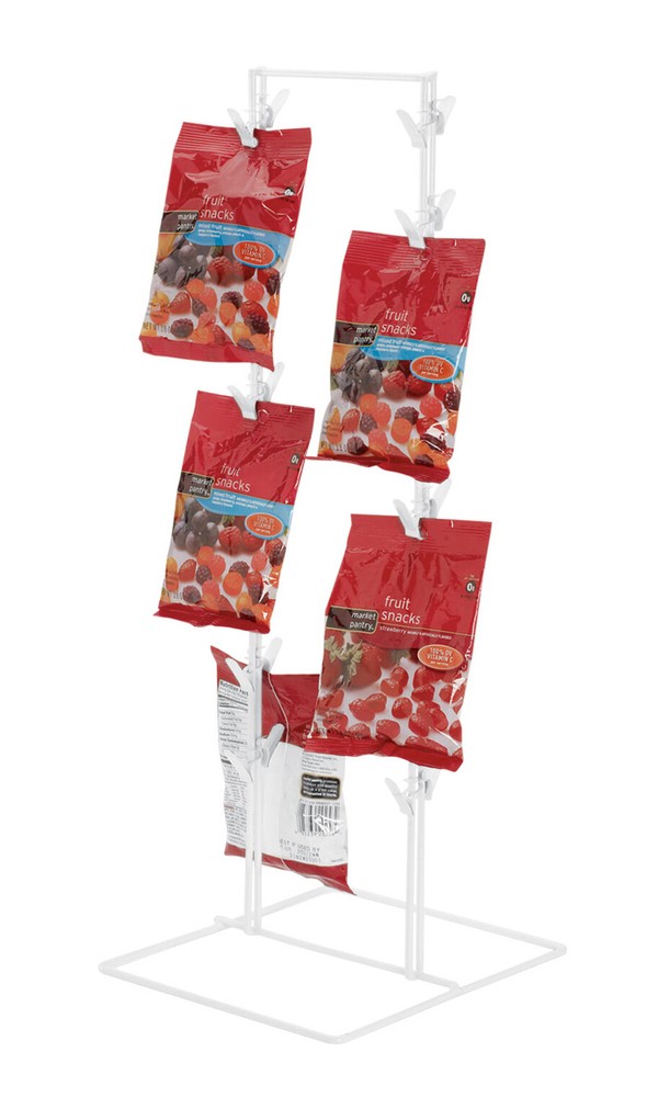 SSWBasics Spring Clip White Countertop Rack