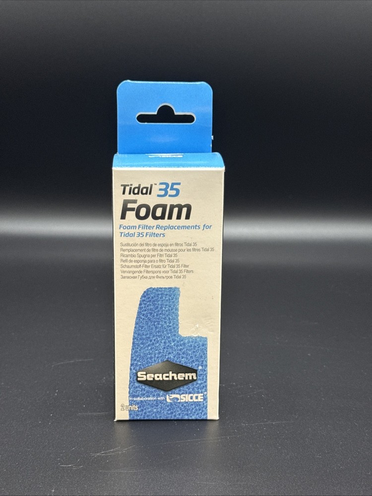 Seachem Tidal 35 Foam 2 Pack