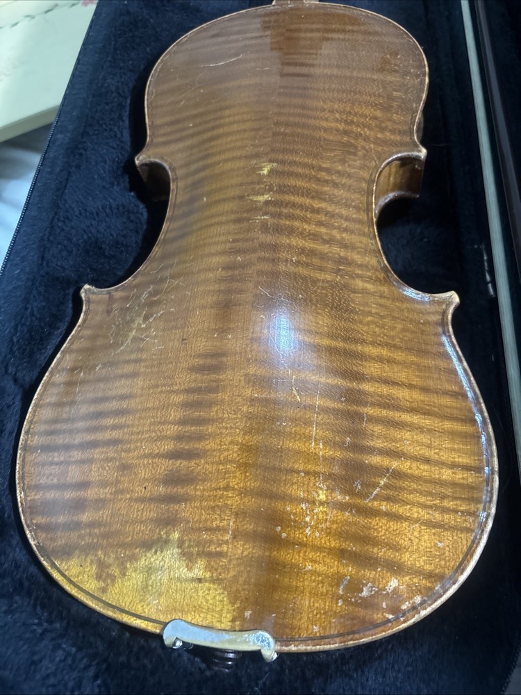 Violin With Case Needs Work Like Bridge And Strings But Excellent Find NorCracks