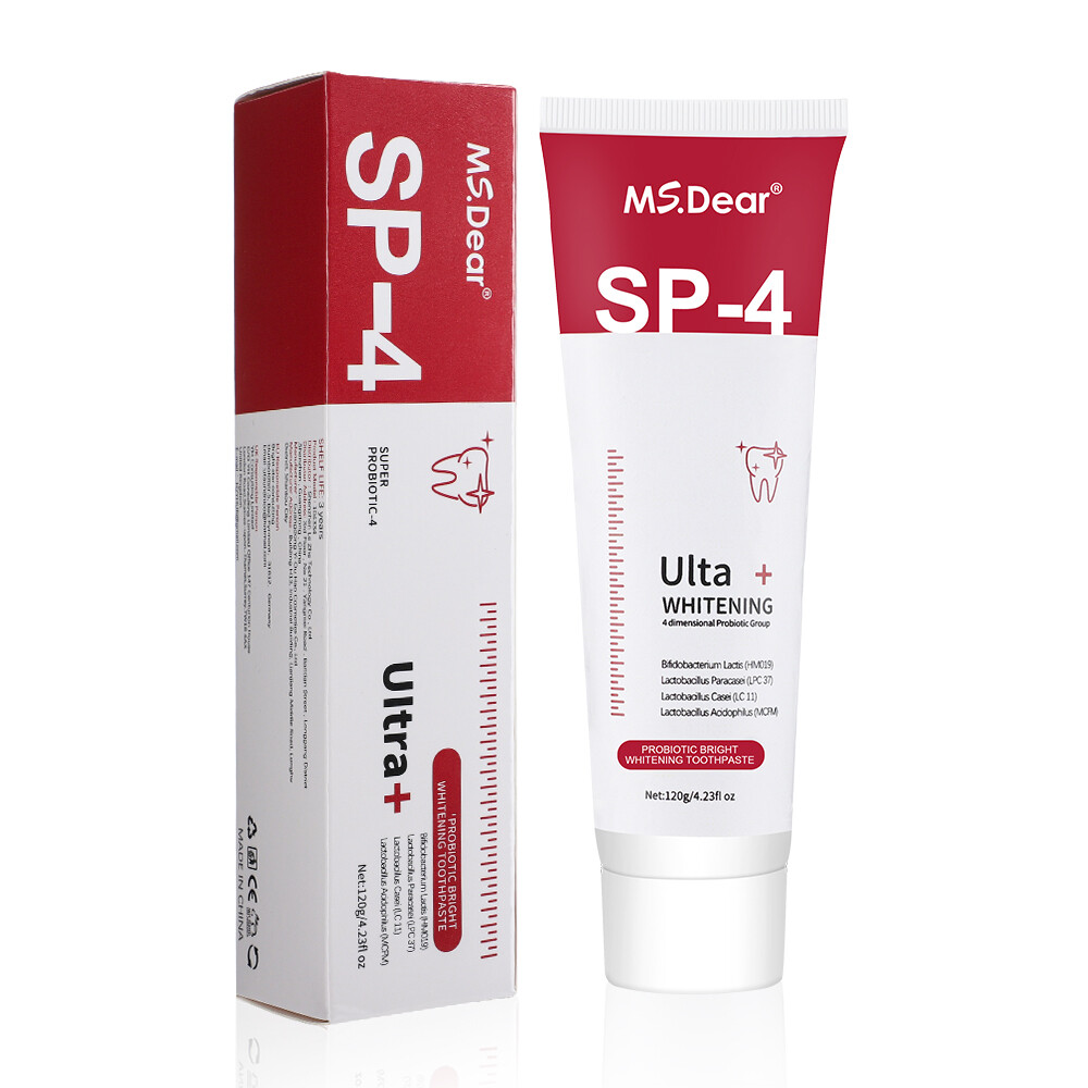 Sip-4 Toothpaste, Whitening Sp-4 Toothpaste, Sp-4 Probiotic Whitening Toothpaste