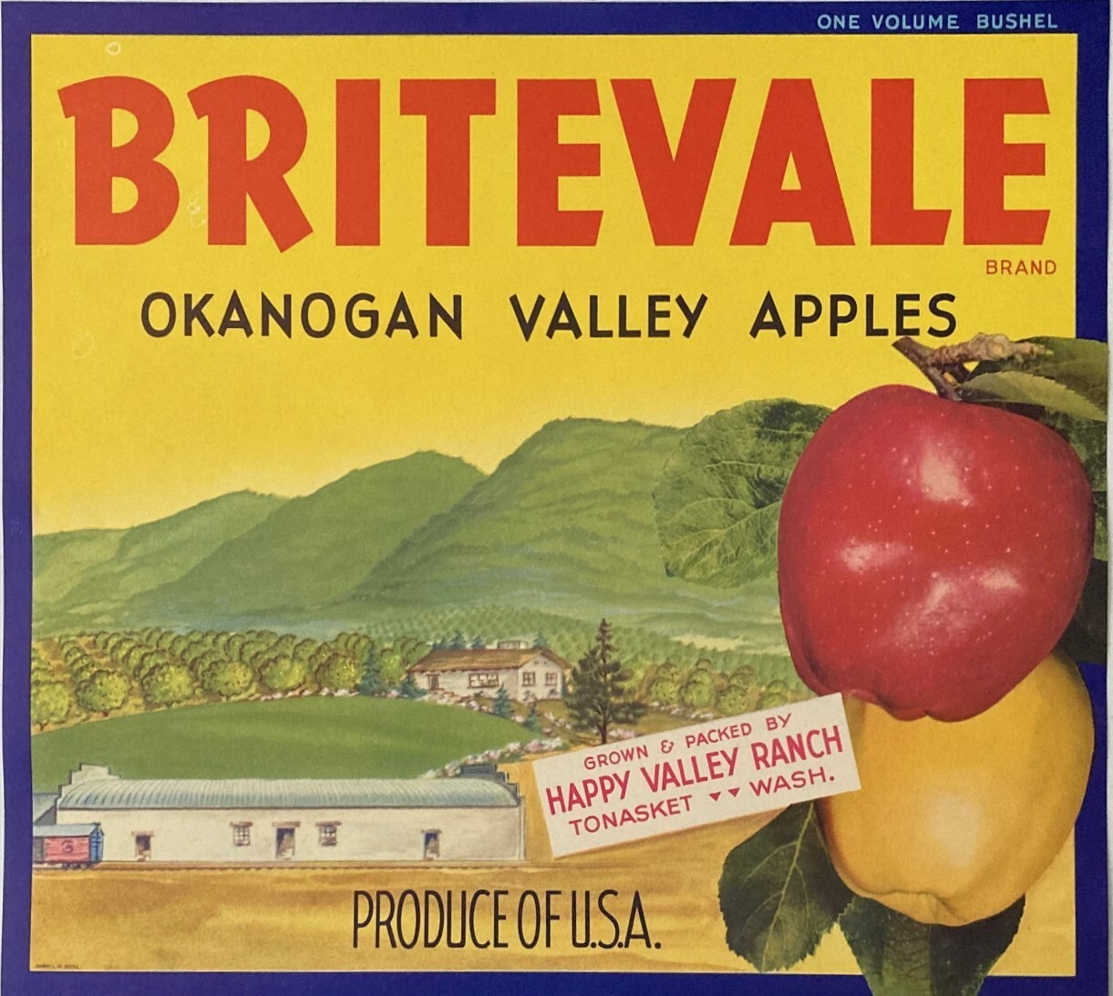 Lot of 10 1940 - 1963 Vintage Unused Crate Labels from various companies. (CLA)