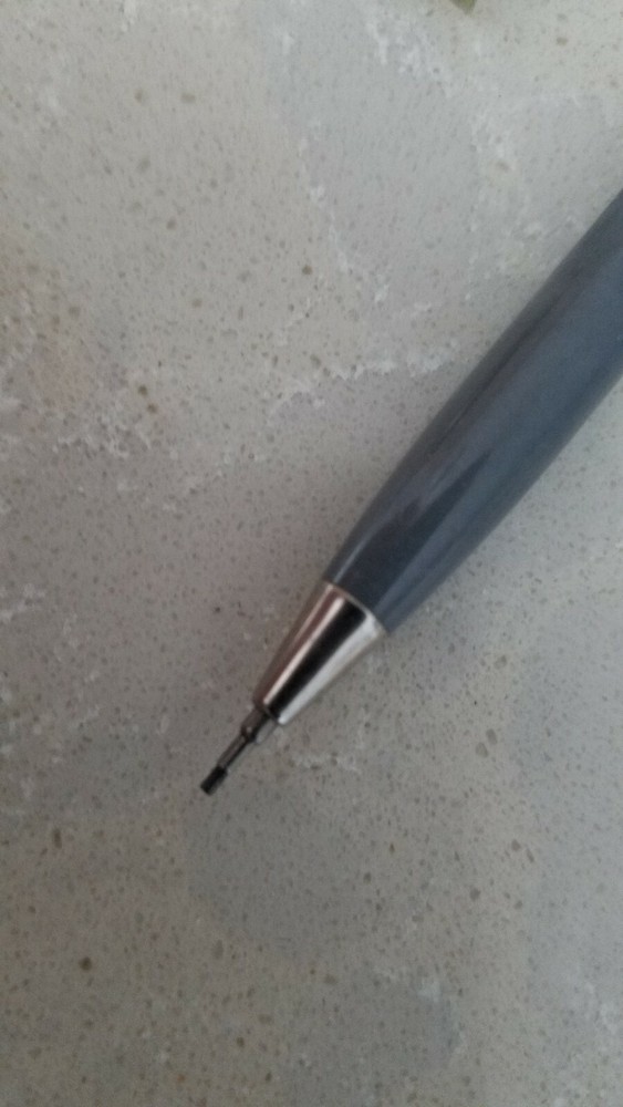Scripto Thinline Mechanical Pencil (Grey) New old stock, with lead.