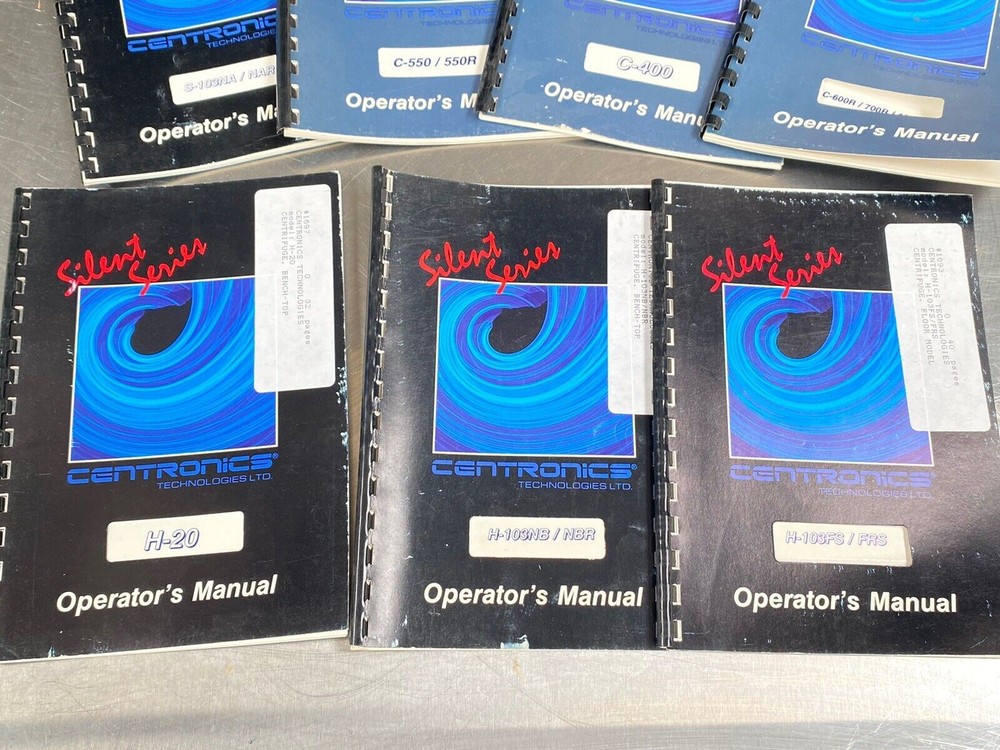 Lot 7 Centronics Technologies LTD - Manual / Users Guide / Instructions Book