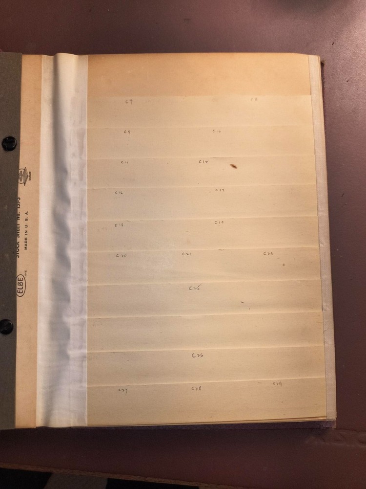 Collectible ELBE #141 Stock Book