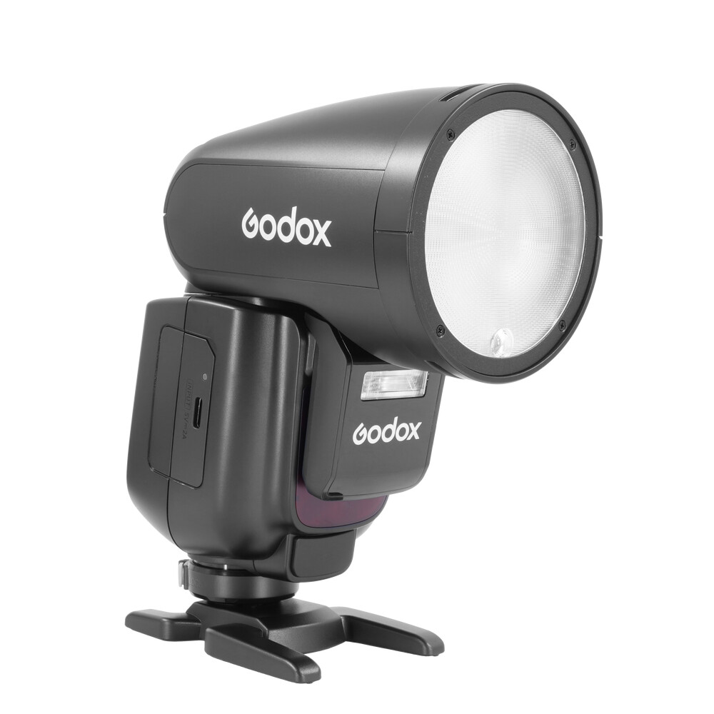 US Godox V1 Pro C V1Pro-C 2.4 TTL HSS Round Head Flash Speedlite Fr Canon Camera