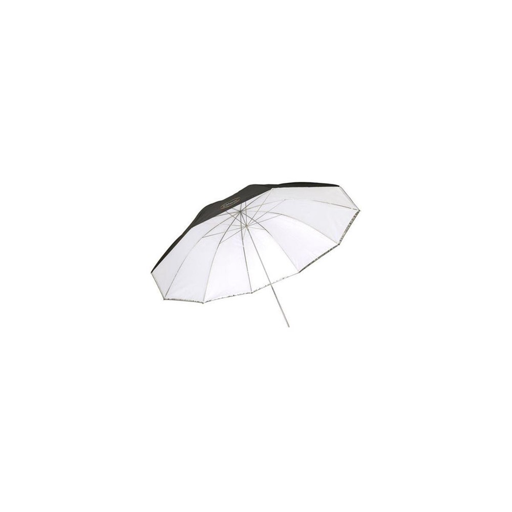 Glow 72" White Parabolic Umbrella with Removable Silver/Black Layer #GL-U-72WBC