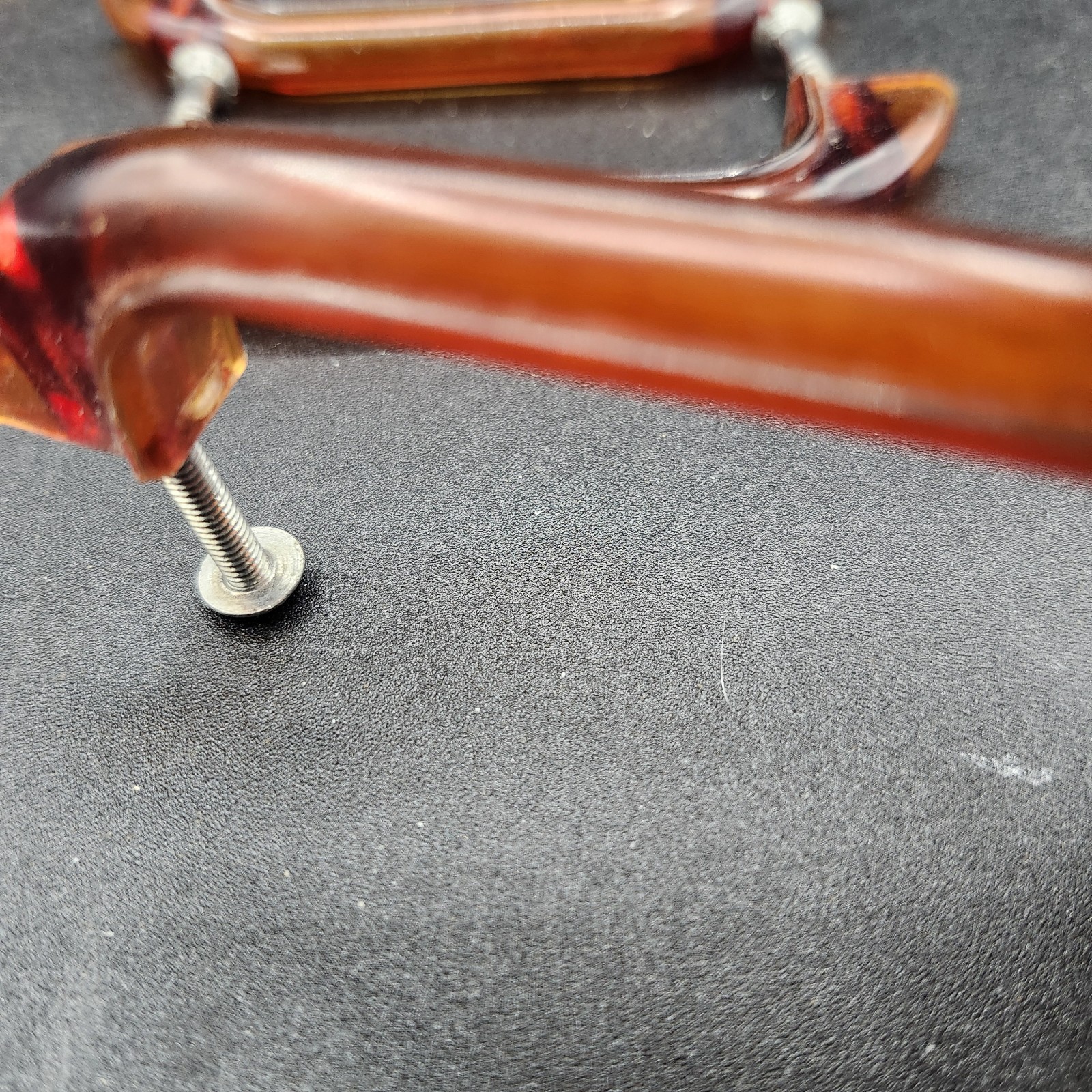 Lot Of 12 Vintage Art Deco Amber Bakelite Drawer Pulls 1930s/40s 3 1/8"OC