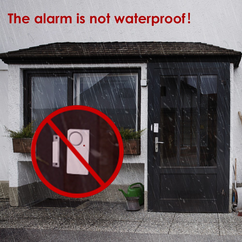 Apartment Safety Magnetic Window Door Alarm *2 Control by Remote Simple Function