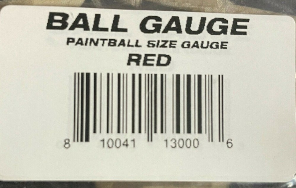 NEW Exalt Ball Sizer - Red