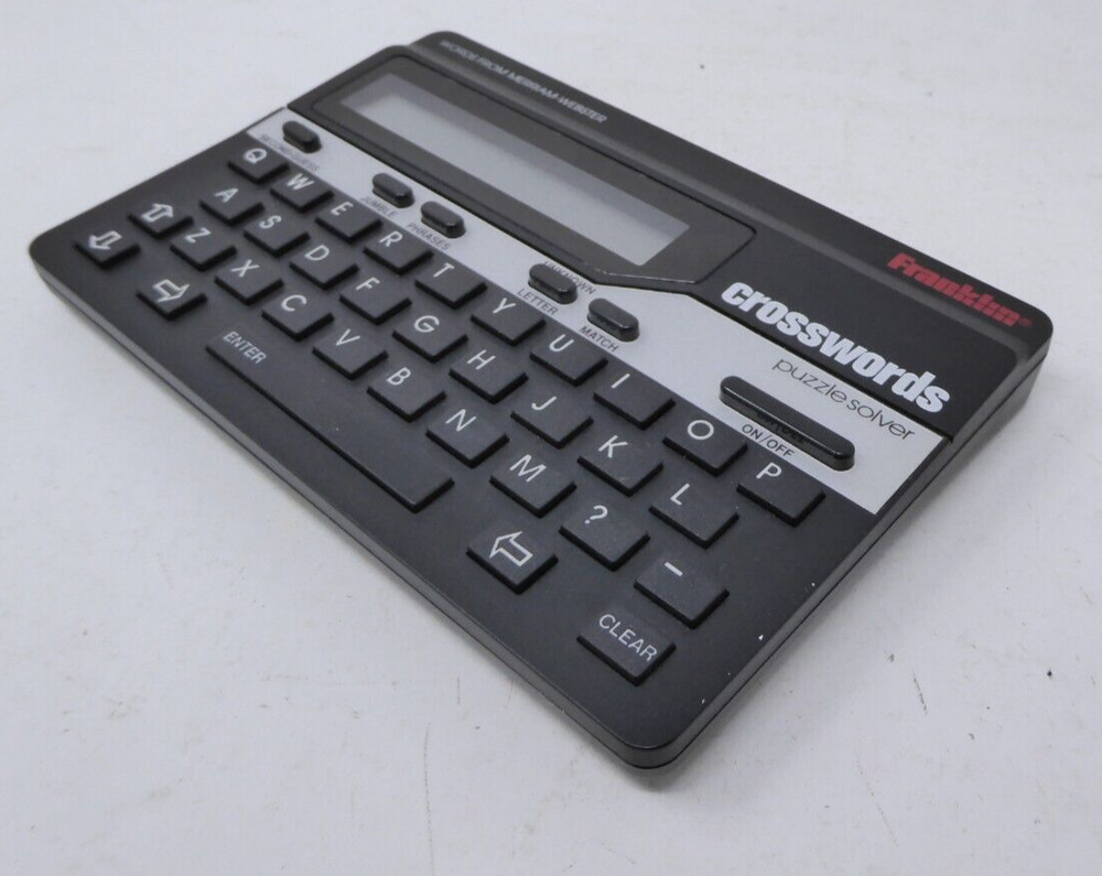 Franklin Crosswords Puzzle Solver Model CW-50 Tested/Works