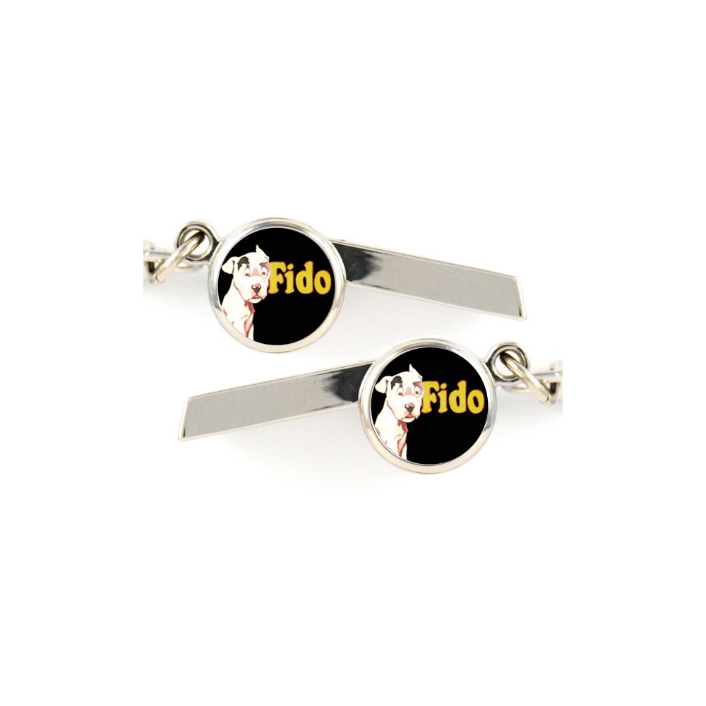 Fido Safety Whistle Keychain