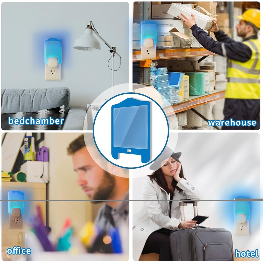 12 Pack Refill Cartridges Kit for Plug-in Blue Light, for Stem Light, Replace...