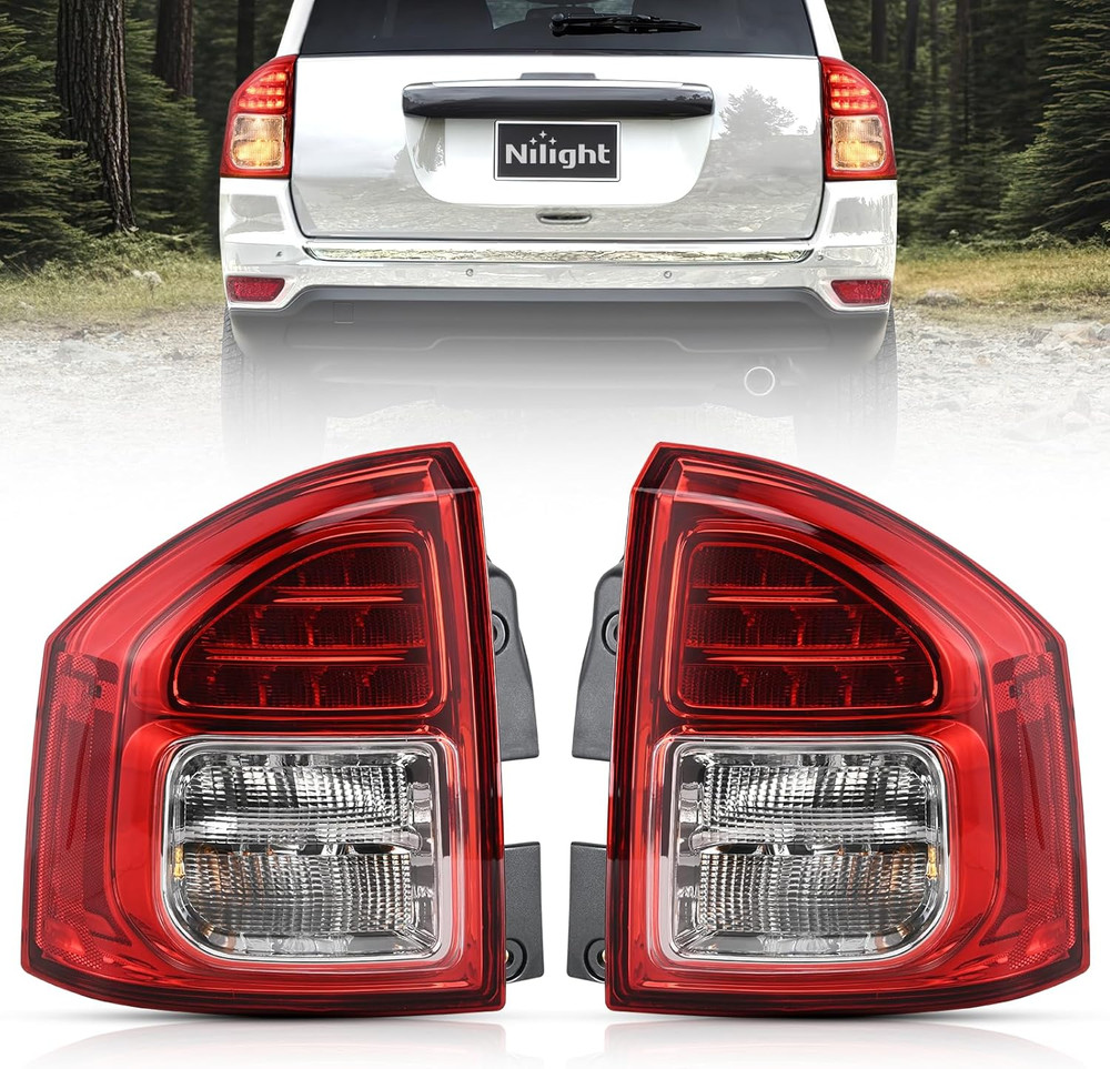 Taillight Assembly Compatible with 2011 2012 2013 Jeep Compass Tail Light OE Sty