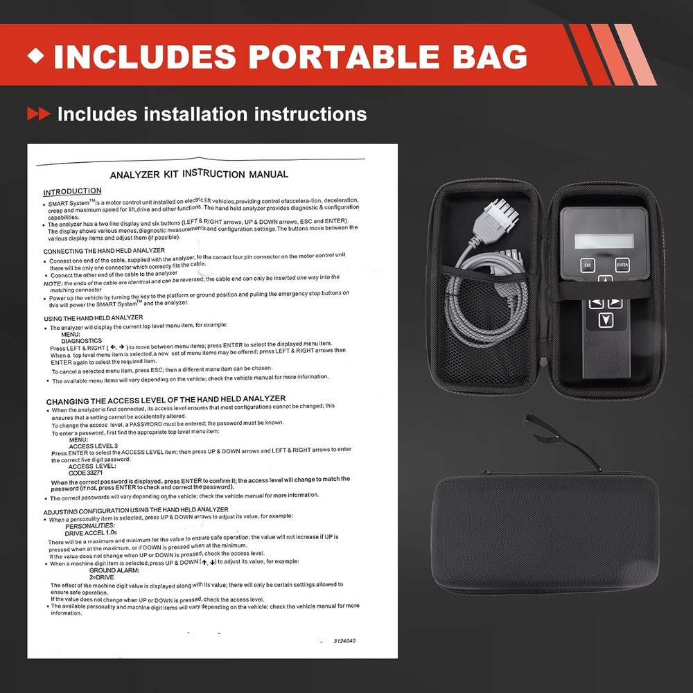 1600244 Handheld Analyzer Diagnostic Tool 2901443 1001249695 Analyzer and Cable