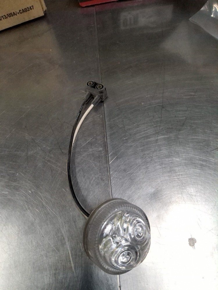2 INCH CLEAR AMBER MARKER LIGHT