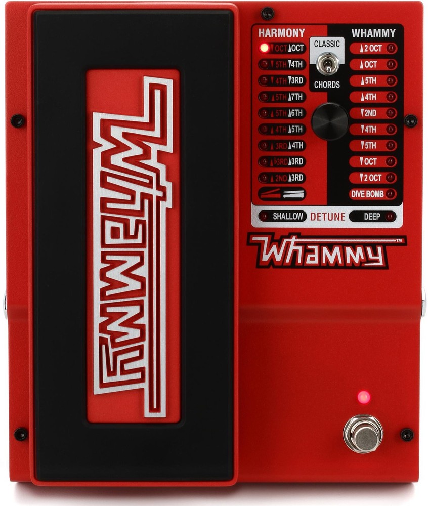 DigiTech Whammy 5 Pitch-shifting Pedal - Red (2-pack) Bundle
