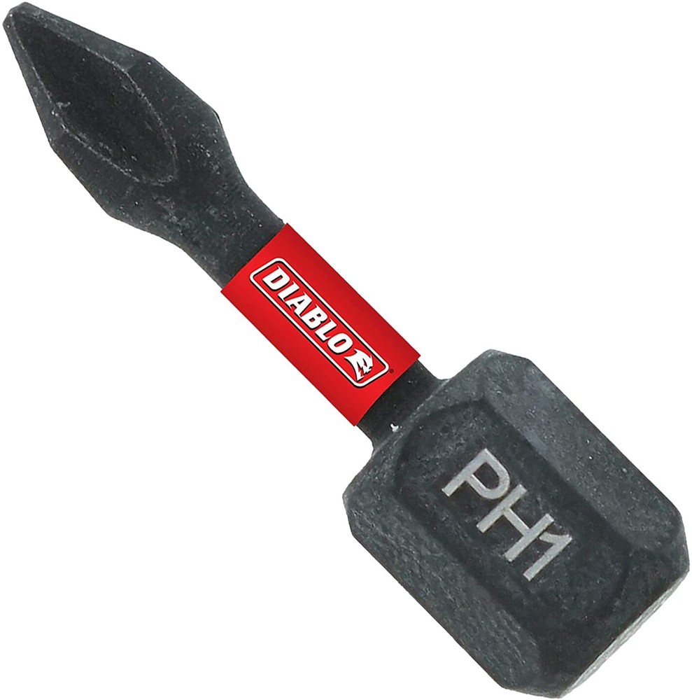 Diablo DPH11P5 1" -1 Phillips Drive Bits  (5-Pack)