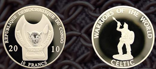 2010 Congo Large 10 Fr-Warriors- Celtic