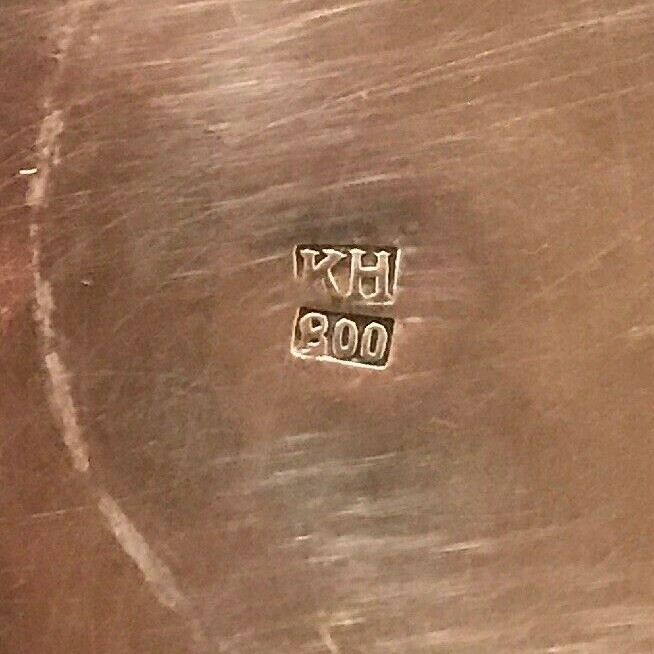 800 Silver Footed Dish