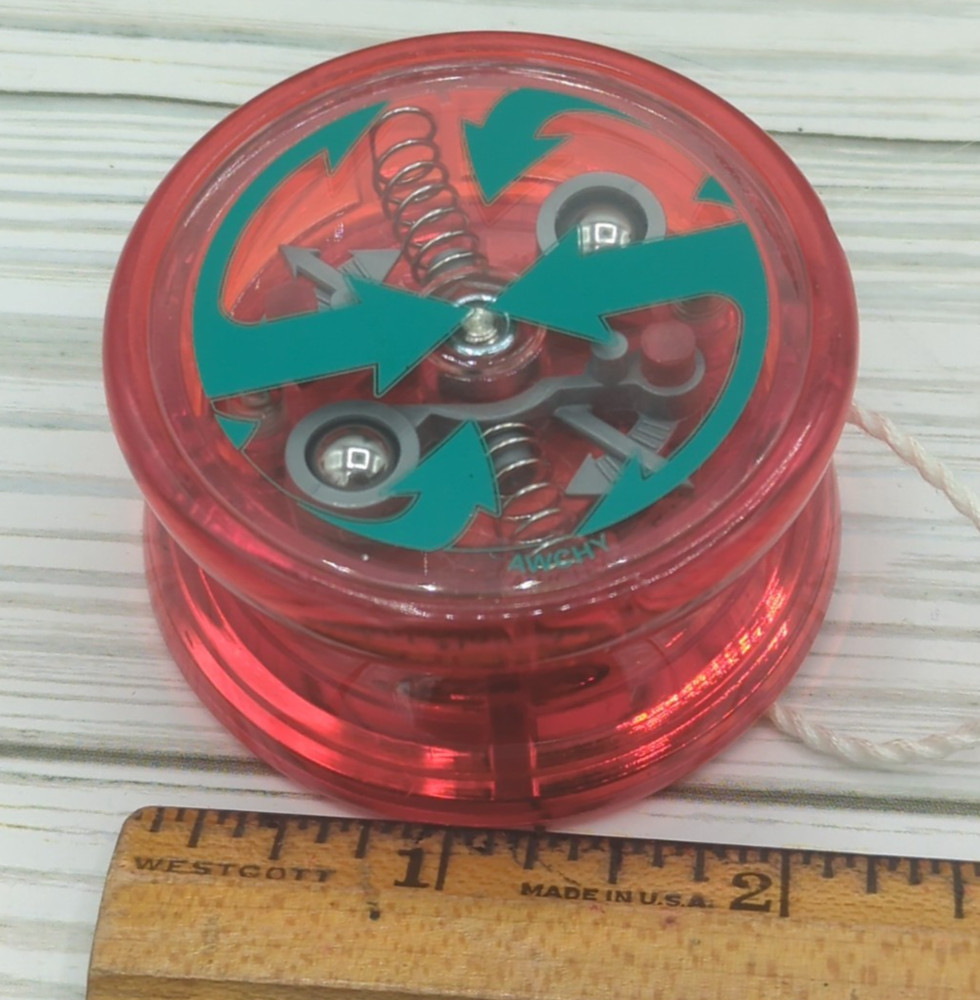 Duncan Toys Reflex Auto Return Yo-Yo, Beginner String Trick Yo-Yo, Red