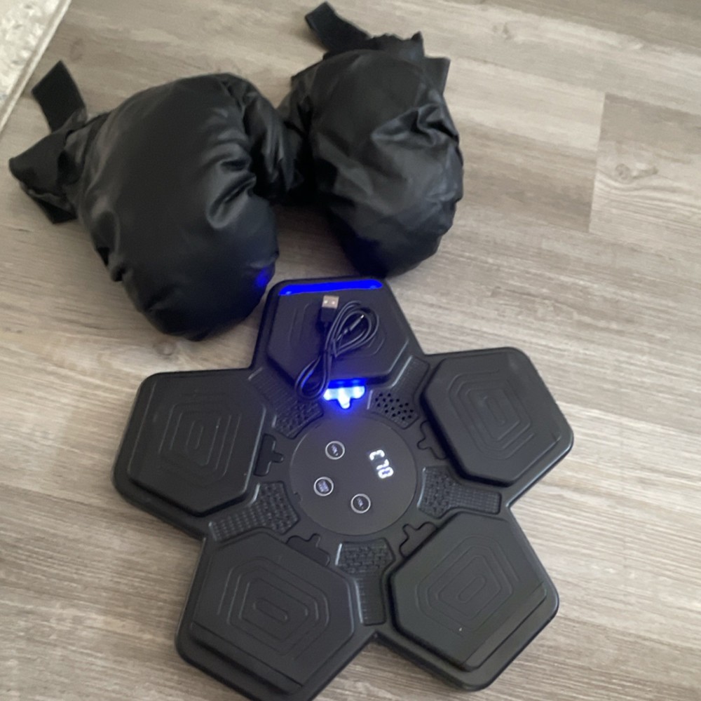 Electronic Strike Pad Set with Gloves and USB Cable, Interactive Training