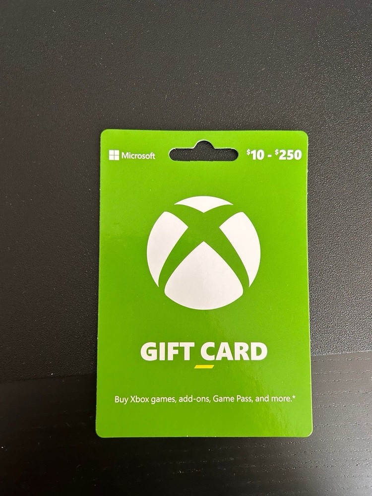 Microsoft - Xbox $250 gift card Unused
