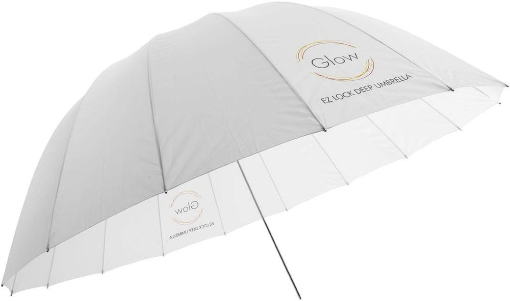 Easy Lock Medium Deep Translucent Fiberglass Umbrella (41")