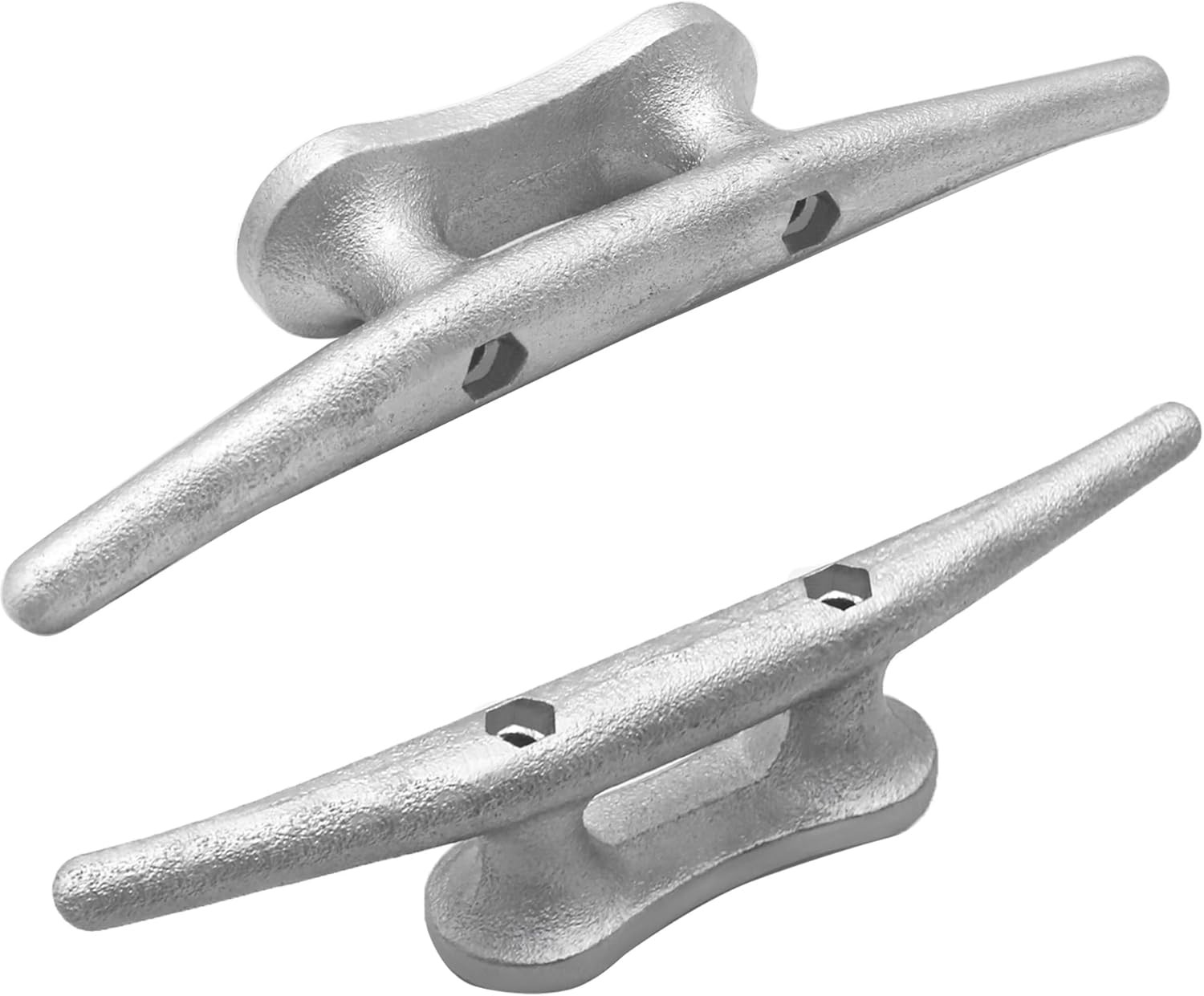 Dock Cleats 6 Inch Galvanized Boat Cleats Cast Iron Marine Grade Rope Cleat for