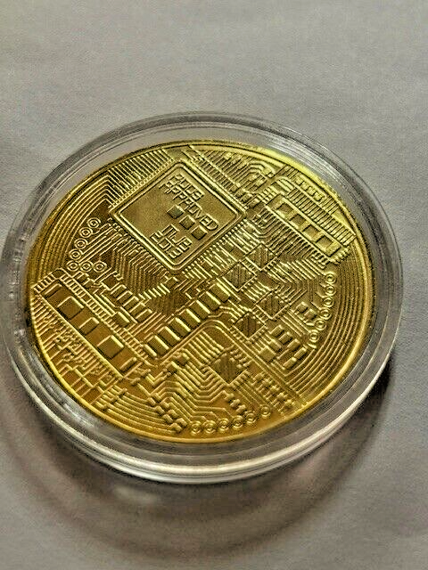 Bitcoin (gold Platted) Coin