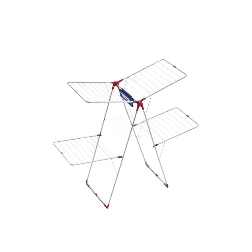 Folding Clothes Steel Two-Tier Drying Rack