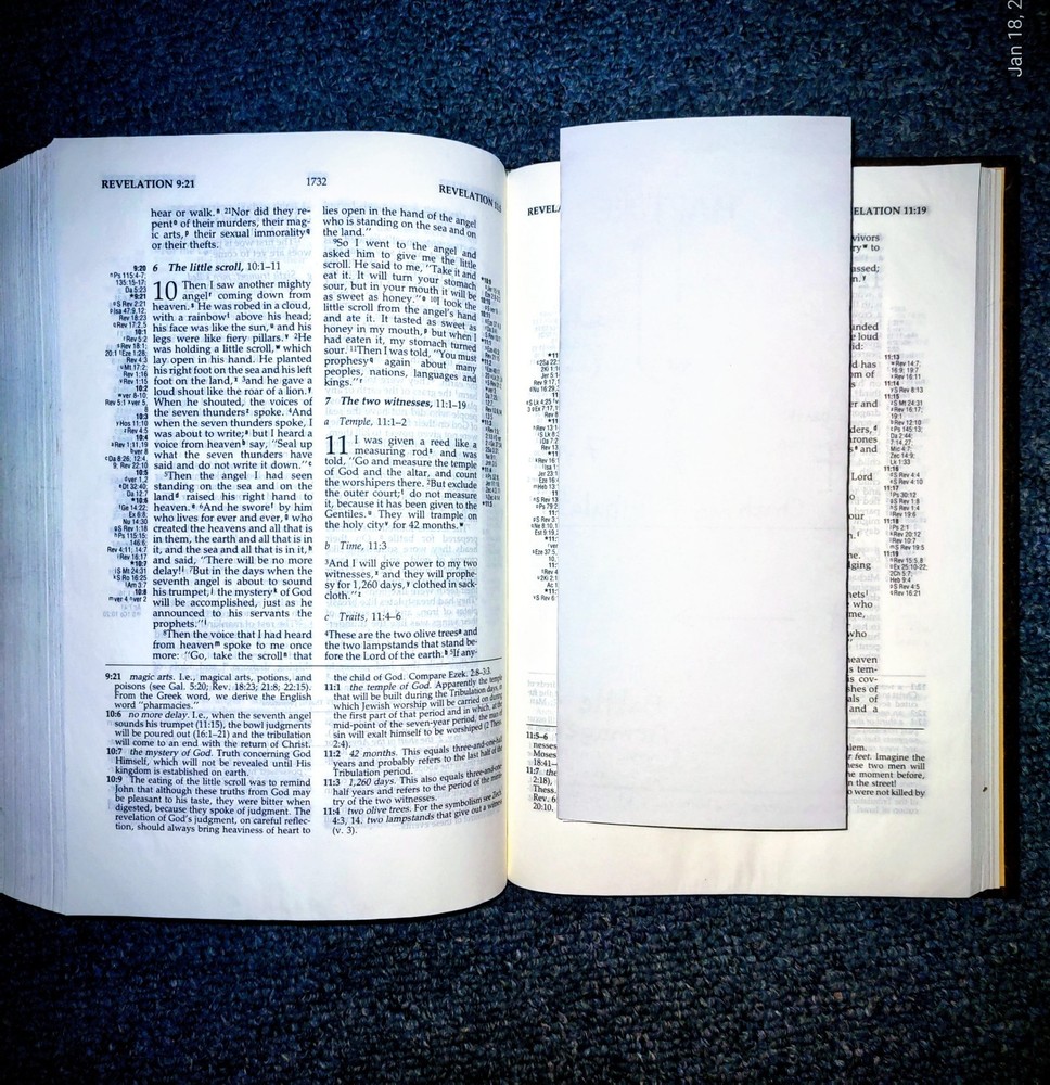 Bible Prophecy Timeline Diagram – Hand-Designed, Foldable & Writable Study Aid