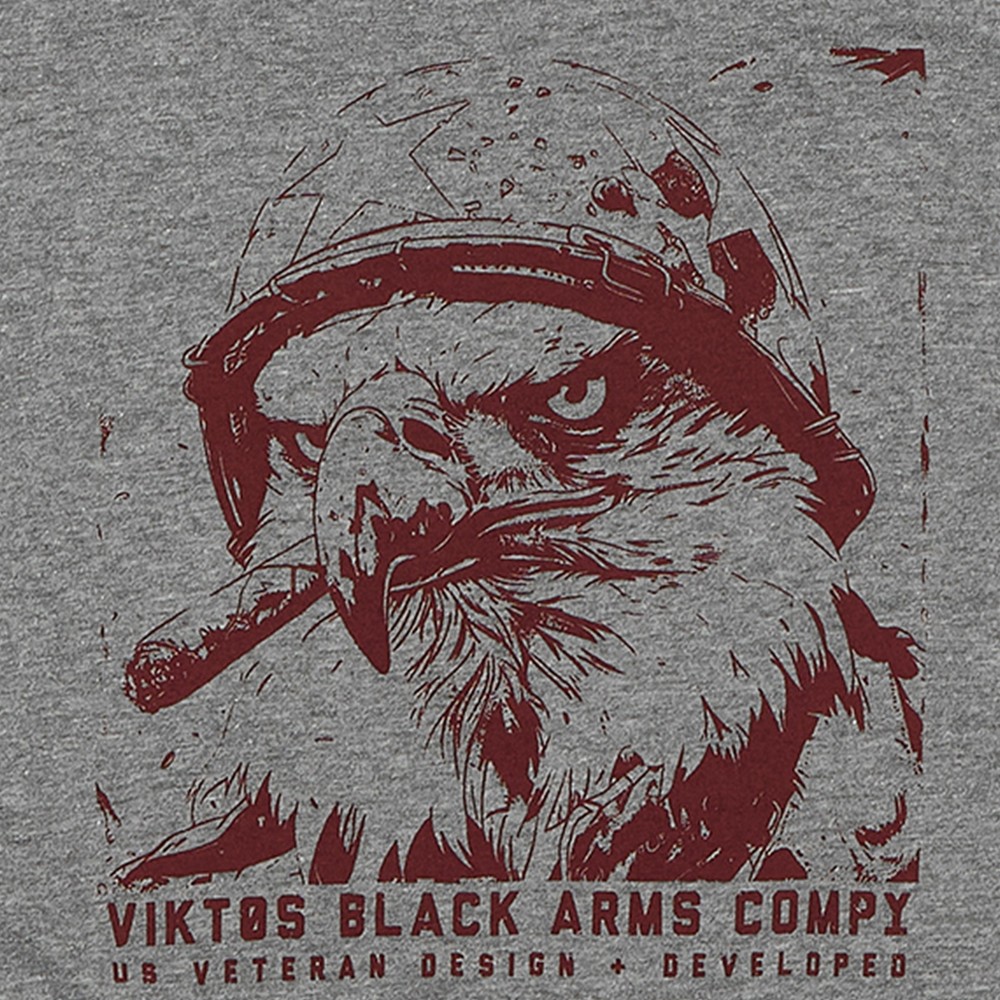 VIKTOS Men's Eagle Bravo Graphite Heather Tee (19241)