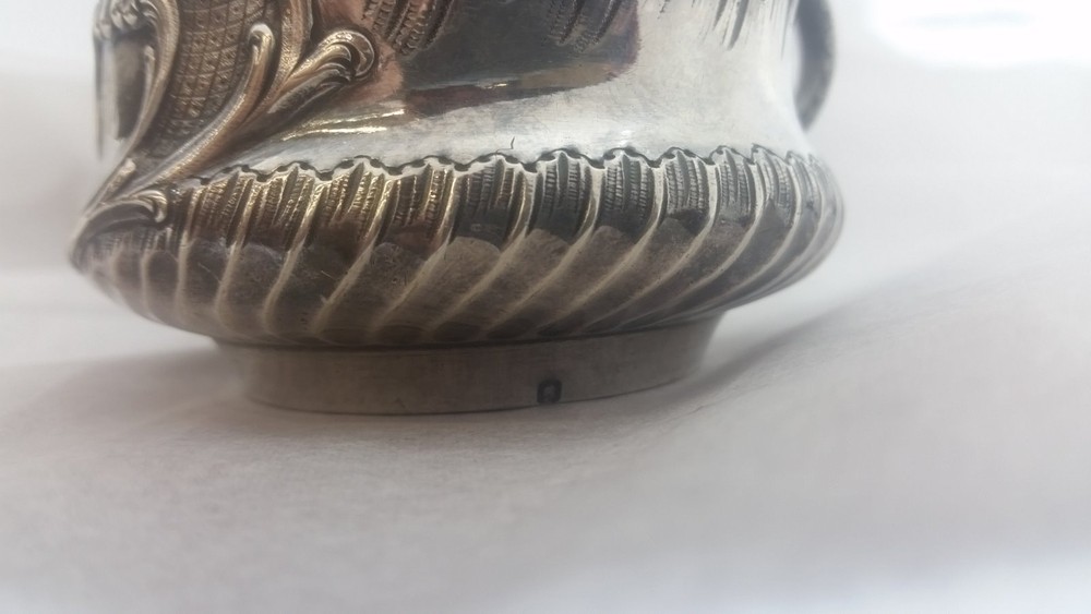 FRENCH STERLING SILVER CUP WITH HANDLE DIDI