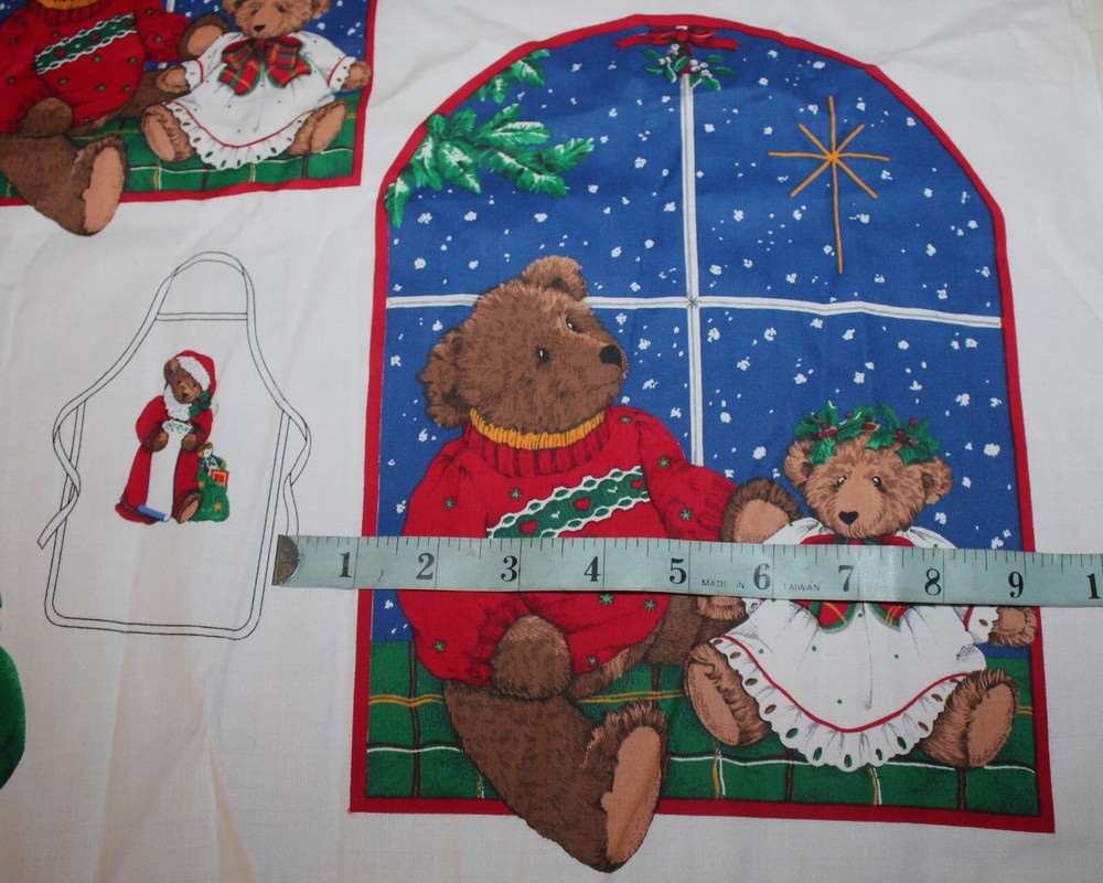 Jingle Bell Bear Appliques
