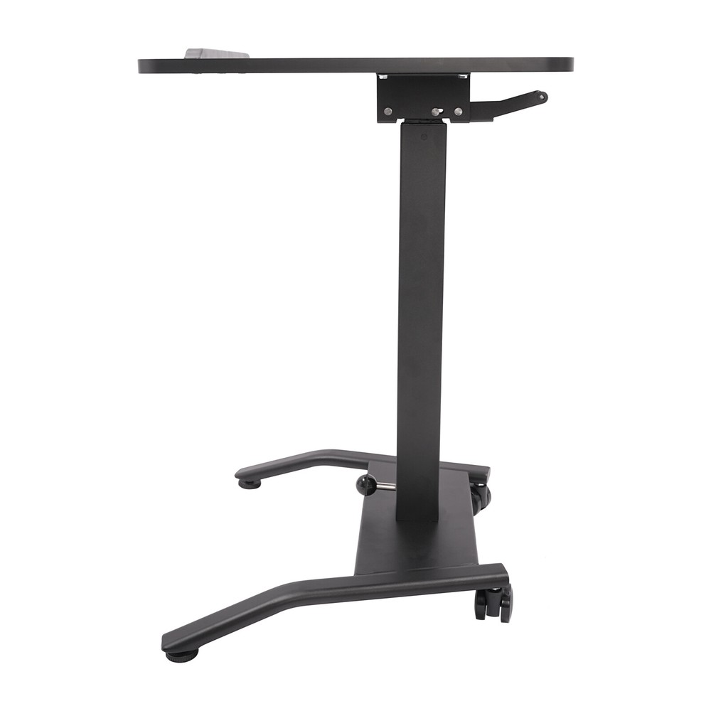 Rolling Desk Laptop Podium Desk Adjustable Standing Lifting Desk Computer Table