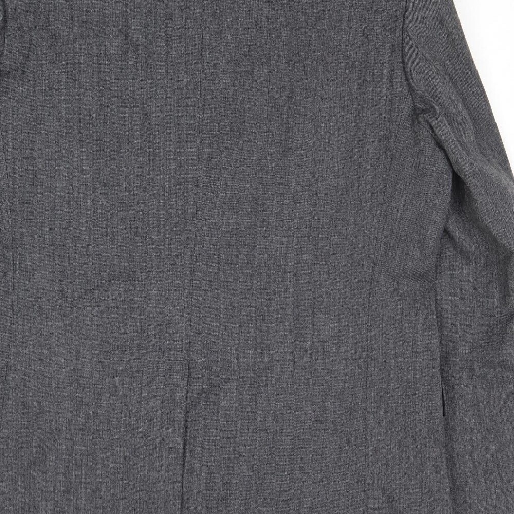 Vintage St Michael Mens Grey Polyester Blend Jacket Suit Jacket Size 44 Regular